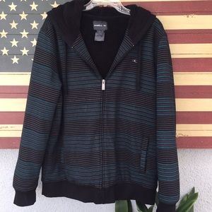 O’Neill fleece lined zippered hoodie